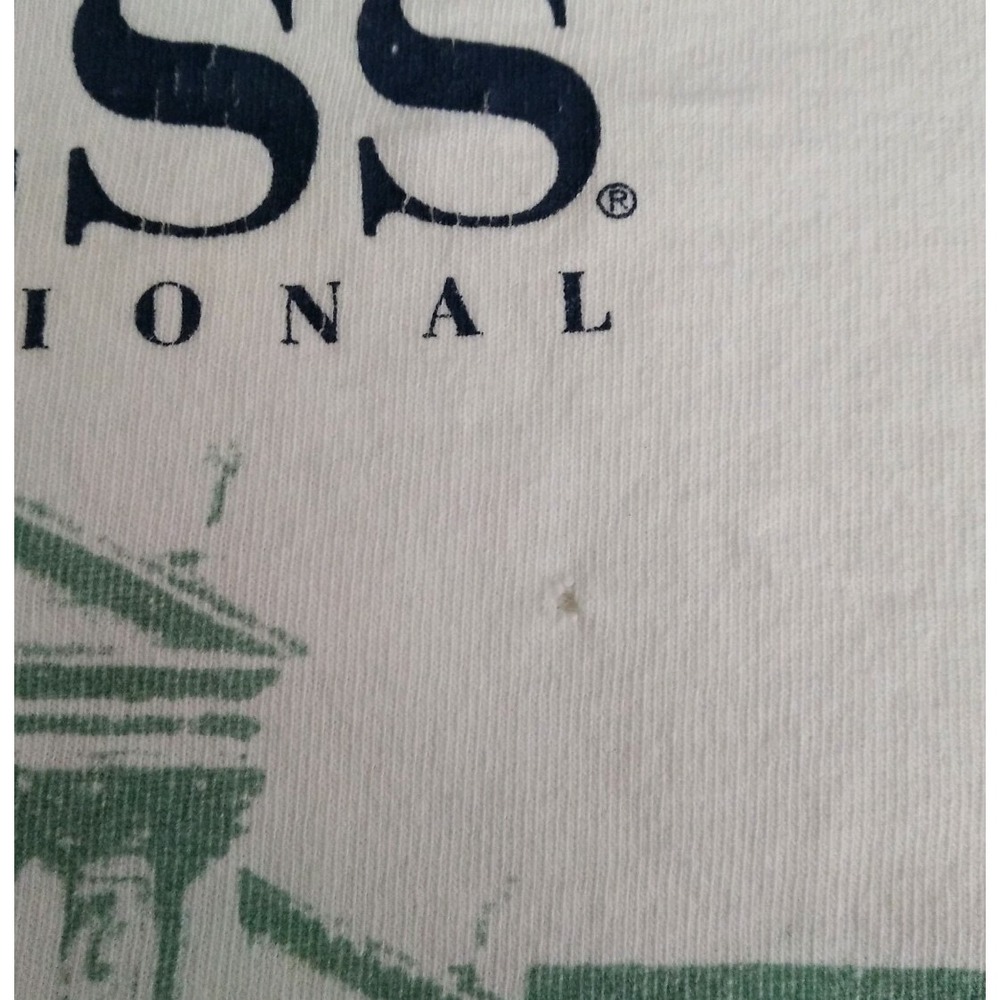 Guess International Vintage 90s Single Stitch Tee Shirt OSFM Venice Canal - Picture 4 of 7